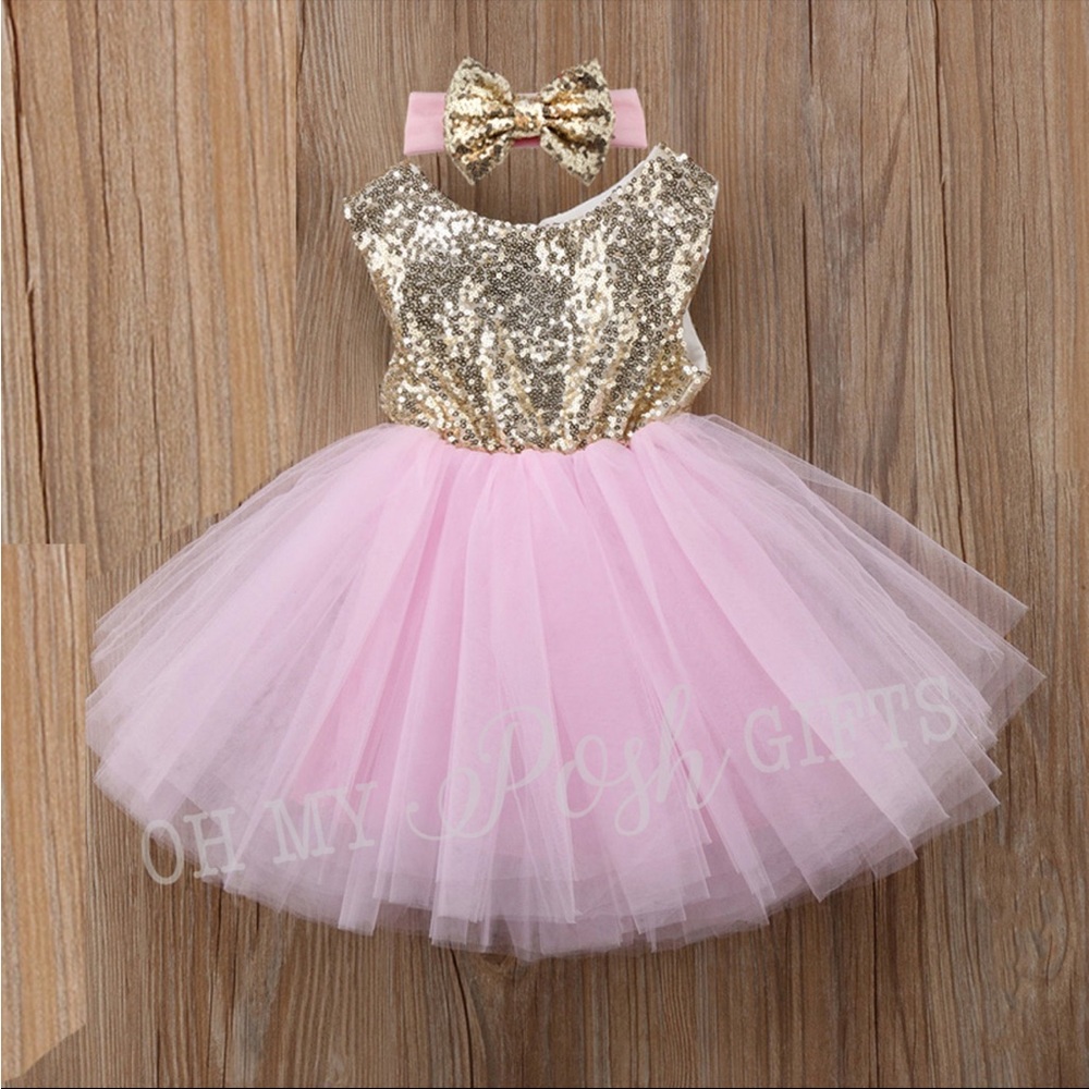 Toddler girl sparkle dress